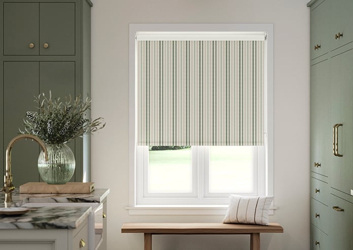 Emily Bond Cornish Stripe, Fern - Twist&Fit Roller Blind - Image 3